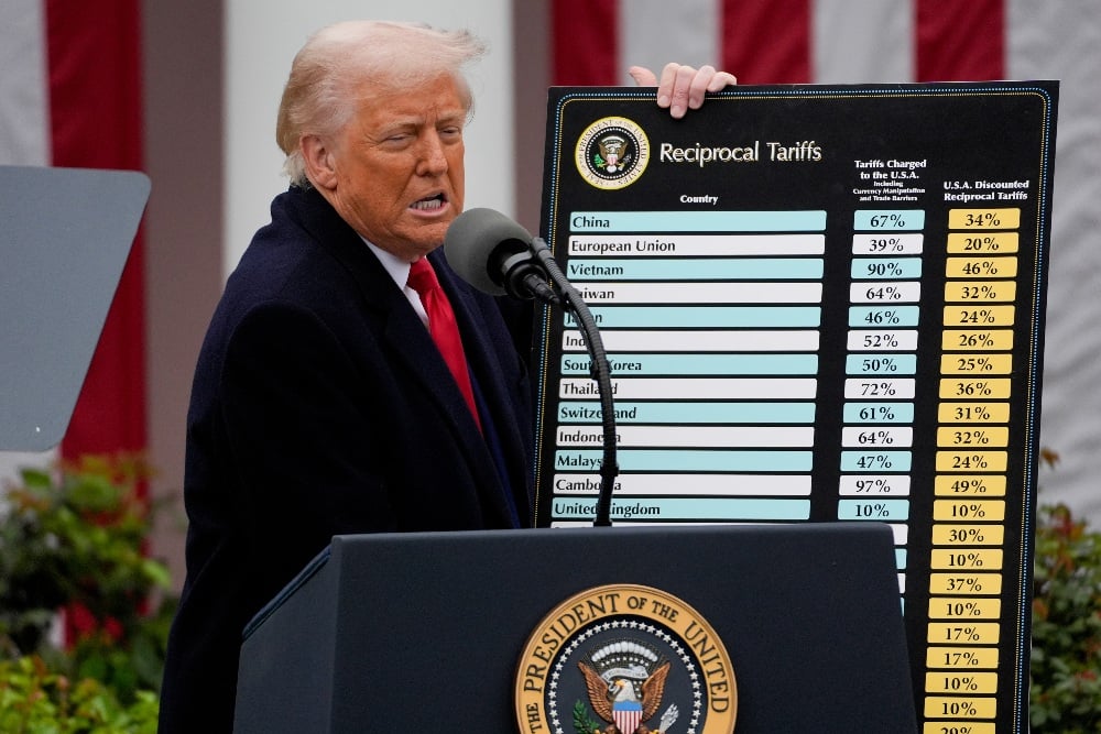 Trump Bebaskan Ponsel Pintar dan Perangkat Elektronik dari Tarif Pembalasan